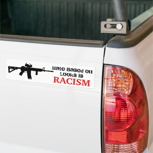 Ar15 Racisme Sticker (Op Truck)