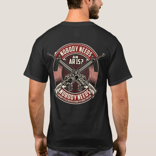 AR15 T-SHIRT (Achterkant)