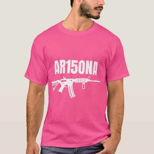 AR15ONA (Arizona) 2e wijziging AR15 voor Pistool O T-shirt (Voorkant)