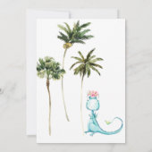 *~* AR21 Dragon Dinosaur 2 TWEE Fotodag  Kaart (Achterkant)