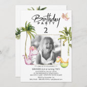 *~* AR21 Dragon Dinosaur 2 TWEE Fotodag  Kaart (Voorkant / Achterkant)