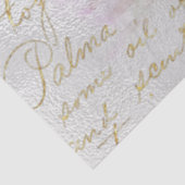 ** AR23 Floral Old Handwriting ontkoppeling Tissuepapier (Detail)