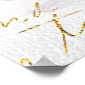 ** AR23 Floral Old Handwriting  Victoriaans Poster (Hoek)