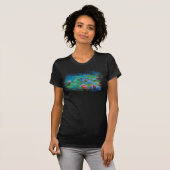 ** AR23 Monet Lily Pads Pond Angel Cherub T-Shirt (Voorkant volledig)