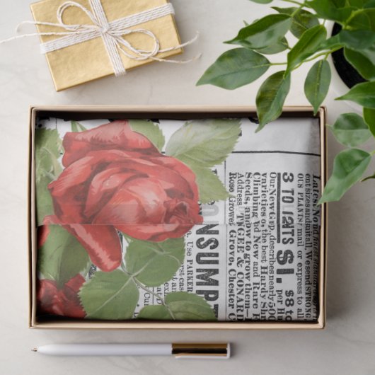 * AR23 Rozen  ontkoppeling bloem Tissuepapier (Geschenk)