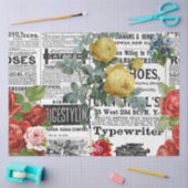 * AR23 Rozen  ontkoppeling bloem Tissuepapier (Craft)