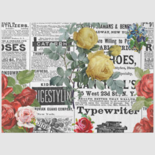 * AR23 Rozen  ontkoppeling bloem Tissuepapier