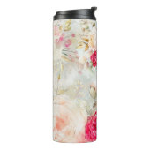 *~* AR26 Romantische  Classic Rustic Flowers Thermosbeker (Gedraaid links)