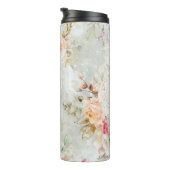 *~* AR26 Romantische  Classic Rustic Flowers Thermosbeker (Geroteerd rechts)