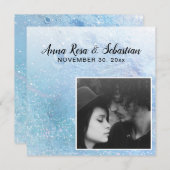 *~* AR6 BESPAAR DE DATE PHOTO QR - Weddenschap Web Save The Date (Voorkant / Achterkant)