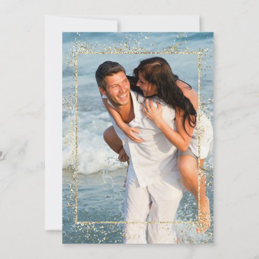 *~* AR6 QR Floral - Weddenschap  Save The Date (Achterkant)