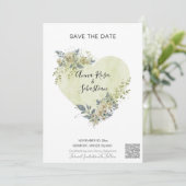 *~* AR6 QR WEDDING BESPAAR DE DATUM Website Kaart (Staand voorkant)