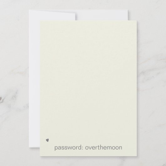 *~* AR6 QR WEDDING BESPAAR DE DATUM Website Kaart (Achterkant)