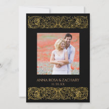 *~* AR6 Victoriaans QR FOTO RSVP  bruiloft