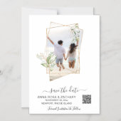 *~* AR6 WEDDING BESPAAR DE DATUM QR Gold - Website Magnetische Uitnodiging (Voorkant)