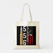 Ar-15 Amerikaanse vlag Ar15 Rifle Sling Gift Pisto Tote Bag (Achterkant)