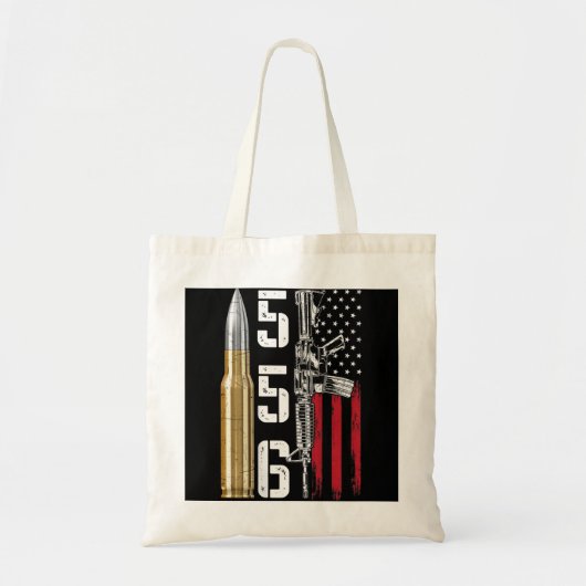 Ar-15 Amerikaanse vlag Ar15 Rifle Sling Gift Pisto Tote Bag (Voorkant)