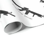 AR-15 (AOM-ontwerp) Cadeaupapier (Rol Hoek)