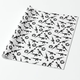 AR-15 cadeauomslag. Cadeaupapier