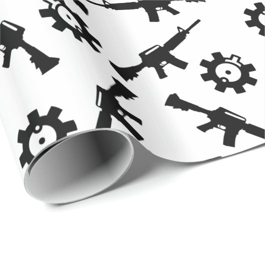 AR-15 cadeauomslag. Cadeaupapier (Rol Hoek)