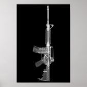 AR-15 CT-scan/röntgenstraal poster (Voorkant)