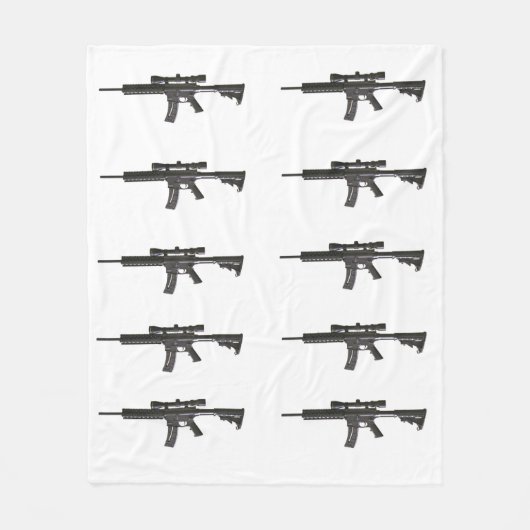 AR-15 FLEECE DEKEN (Voorkant)