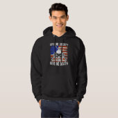AR-15 Geef me vrijheid of geef me doodskull - Ar1 Hoodie (Voorkant volledig)