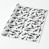 AR-15 Gift Wrap Cadeaupapier (Uitgerold)