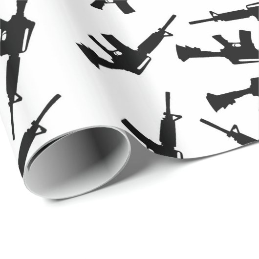 AR-15 Gift Wrap Cadeaupapier (Rol Hoek)