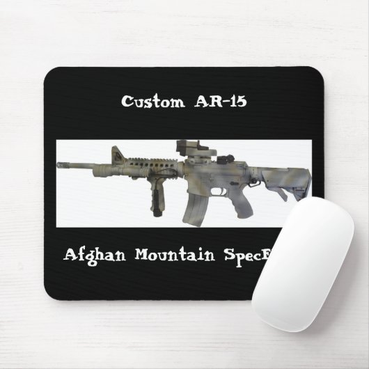AR-15 Rifle Mousepad Muismat (Met muis)