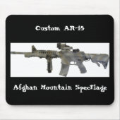 AR-15 Rifle Mousepad Muismat (Voorkant)