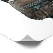 AR-15 Skelet Poster (Hoek)