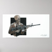 AR-15 Skelet Poster (Voorkant)
