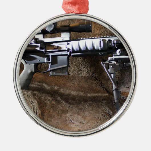 AR-15 Tactisch Metalen Ornament (Voorkant)