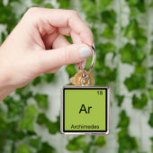 Ar - Archimedes Grappige Chemie Element Symbool T- Sleutelhanger (Hand)