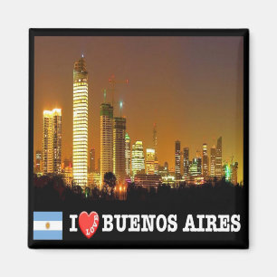 AR - Argentinië - Buenos Aires - Naar nacht Magneet