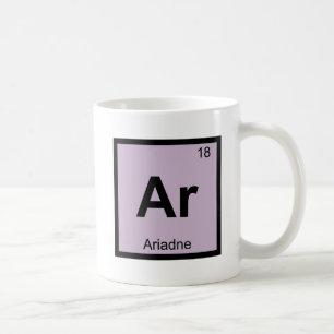 Ar - Ariadne Griekse Scheikunde Periodiek Systeem  Koffiemok