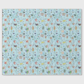 AR Art Nouveau Wrapping Paper Cadeaupapier (Vlak)