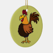AR-Cartoon Rooster Ornament (Rechts)