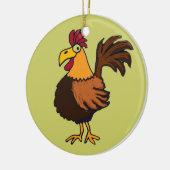 AR-Cartoon Rooster Ornament (Links)