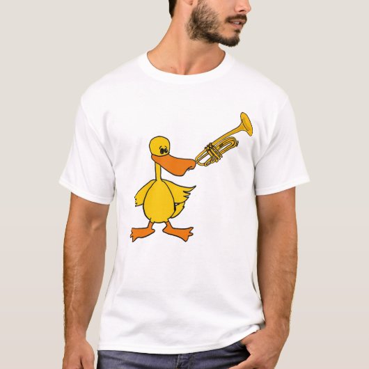 AR- Duck die de Trumpet afspeelt T-shirt (Voorkant)