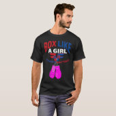 AR Fitness Factory Box als een meisje roze handsch T-shirt (Voorkant volledig)