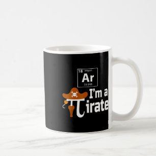 AR I'm A Pirate Funny Pi Pun Science 14 maart 3.14 Koffiemok