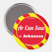 Ar kan rode/gele magneet zagen (Voorkant / Achterkant)