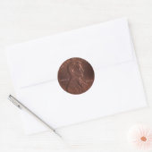 AR- Lucky Penny ronde Stickers (Envelop)