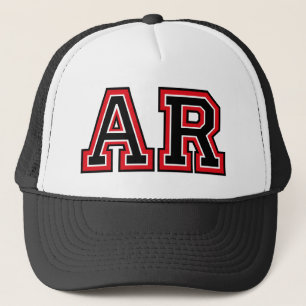 "AR" Monogram Trucker Hat Pet