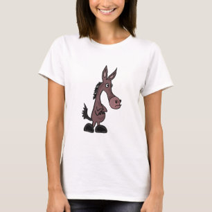 AR- Stubborn Mule of Donkey Cartoon T-shirt