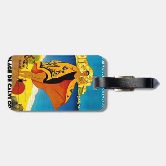 ARA  BAGAGELABEL - ZEER FRANS ARA ARTIEST (Achterkant horizontaal)