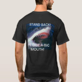 ARA MANNEN FUN T SHIRT - STAND BACK (HAAI) (Achterkant)