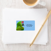Ara Militaris Green Parrot Etiket (Insitu)